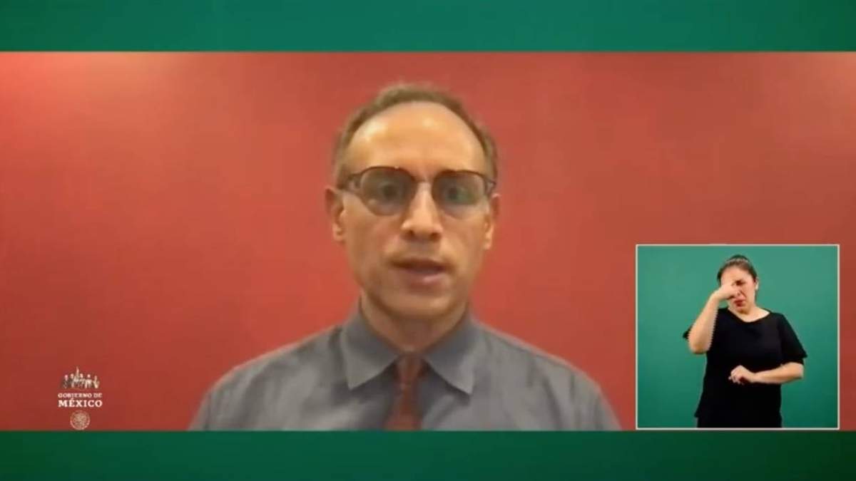 Hugo López-Gatell, en videoconferencia