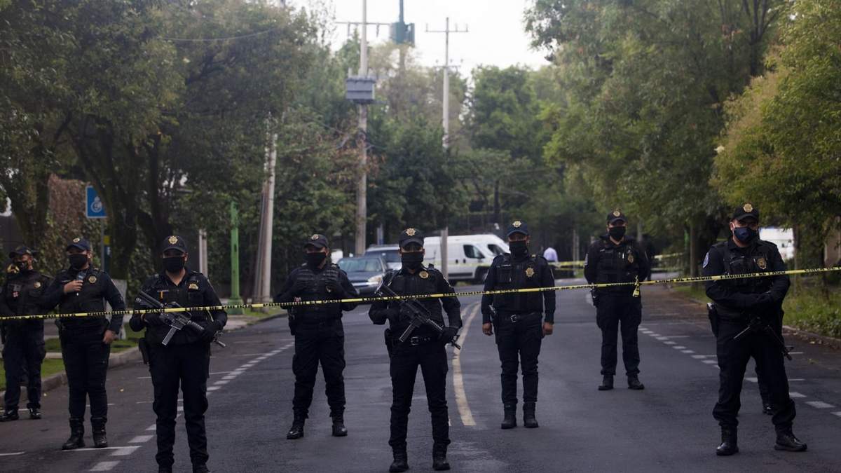 Zona del atentado contra Omar García Harfuch en Lomas de Chapultepec