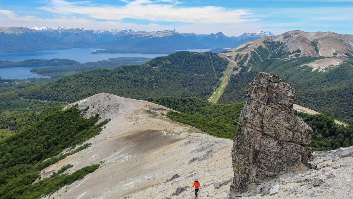 Los servicios de Emergencias rescataron al turista en el Cerro O’Connor. Fuente (Wikiloc).