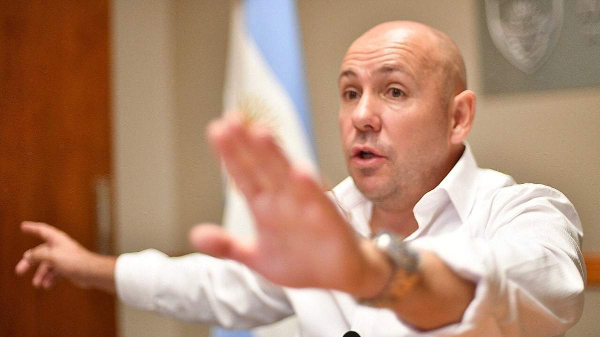 Gustavo Sastre, intendente de Puerto Madryn. Fuente: (Twitter)