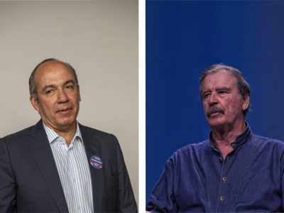 Calderón y Fox señalan "fracaso" de la consulta; callan sobre el resultado del 97.73% por el SÍ