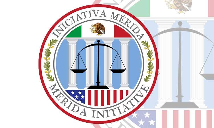 Logo de la Iniciativa Mérida. Foto: Embajada de EU en México