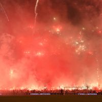 Era de esperarse: el Monumental fue clausurado por el uso excesivo de bengalas