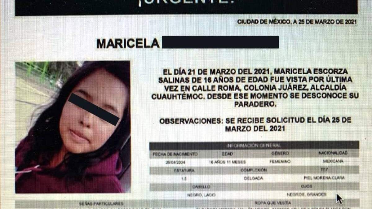 Alerta amber por Maricela