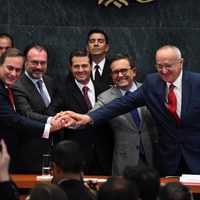 Peña Nieto reconoce a AMLO por hacer 'frente común” para T-MEC