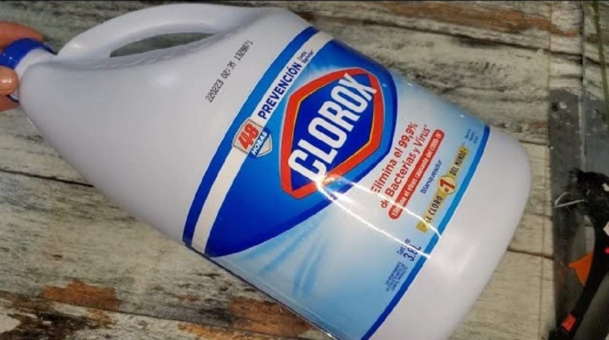 Cómo reciclar con bidones de cloro. Fuente: (X)