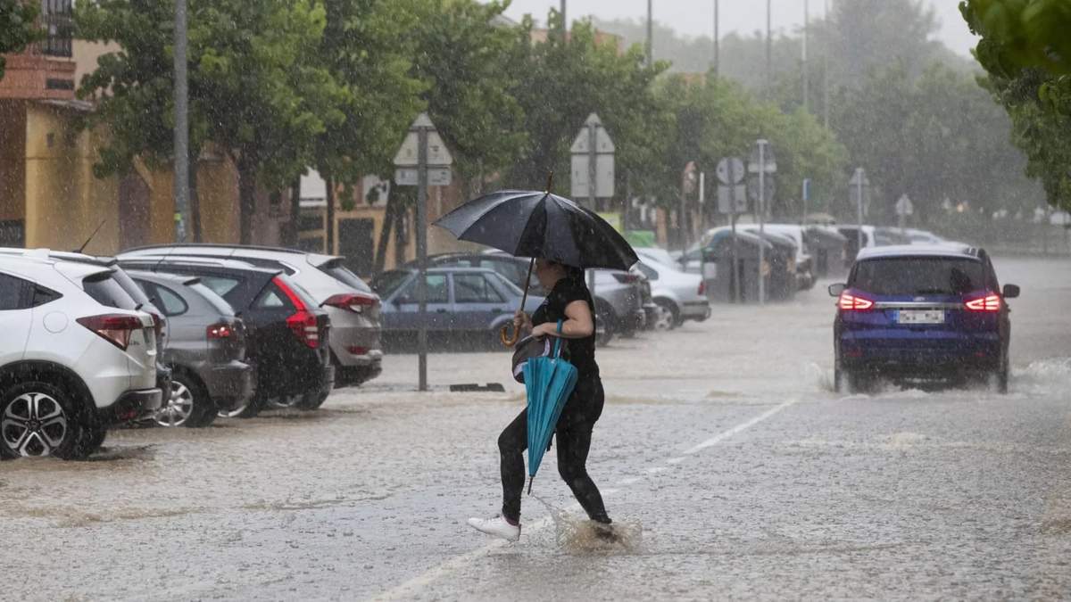 El SMN anticipó que habrá lluvias de variada intensidad durante marzo. Fuente: (Twitter)