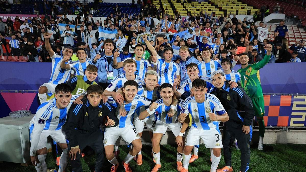 Después de 18 años, la Argentina es finalista de un Mundial Sub 20.