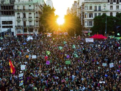 "La deuda es con nosotras": una inmensa marea de mujeres copó el Congreso
