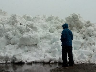 Las imágenes de la gran nevada en territorio neuquino que comenta todo el país