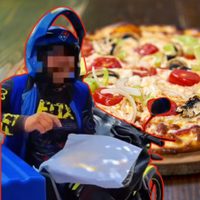 Estafa de pizzas piratas: exponen a falso repartidor de Domino’s (VIDEO)