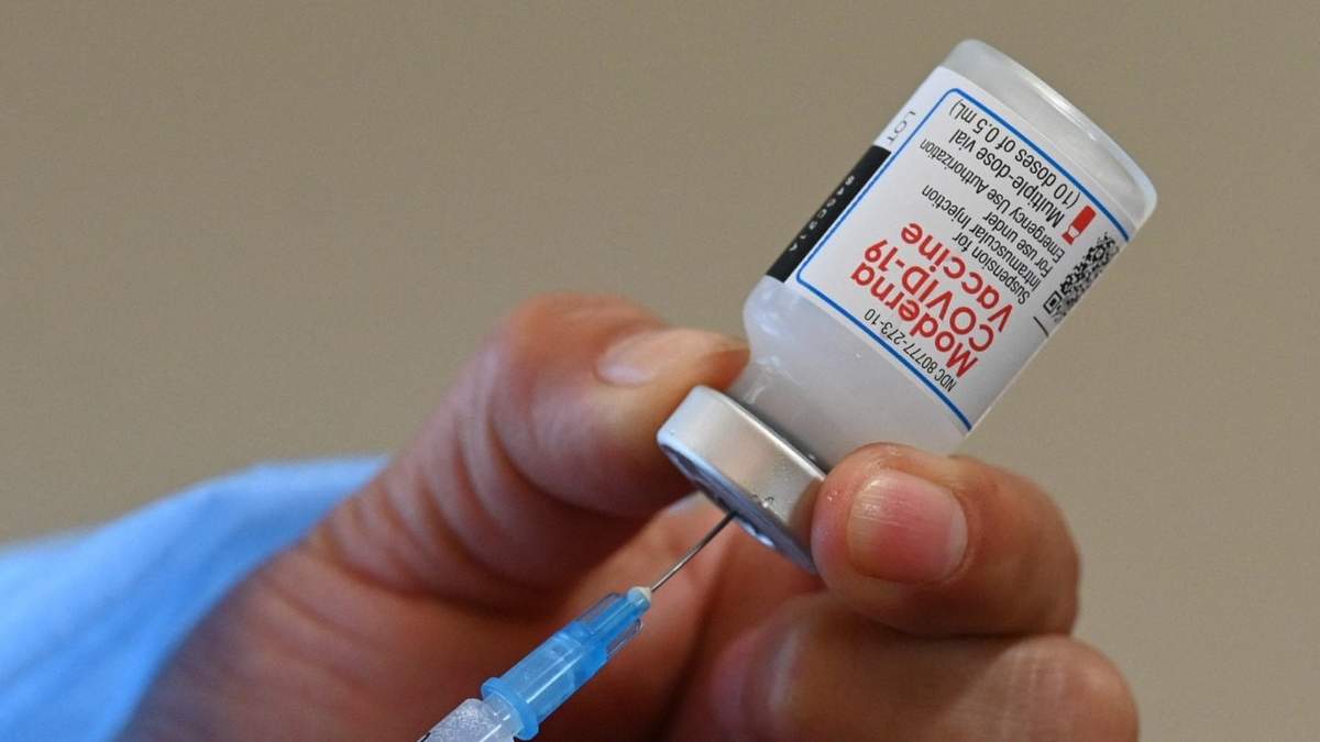 La vacuna contra el coronavirus de Moderna. Fuente: (Twitter)