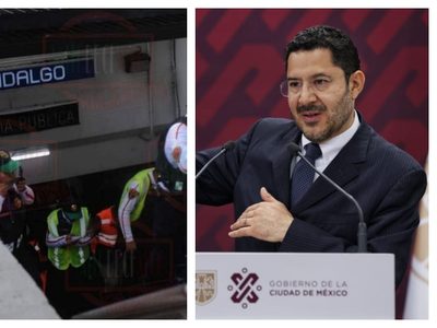 Ella no se suicidó, un hombre la empujó a las vías en la estación Hidalgo del Metro: Batres