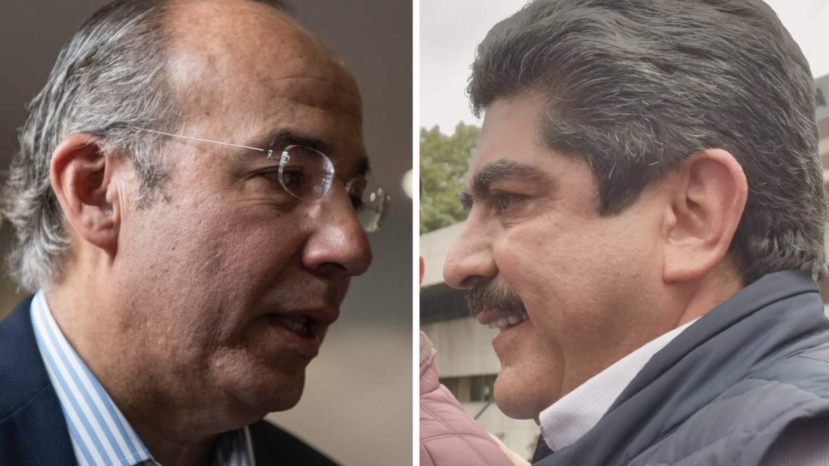 Felipe Calderón y Manuel Espino