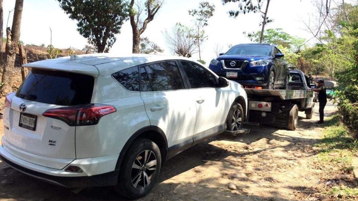 Las autoridades encontraron en territorio mexicano los vehículos en los que se habrían trasladado las víctimas