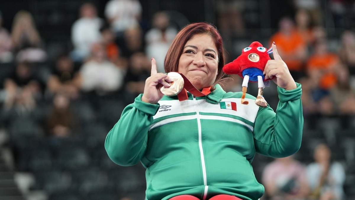 La paratleta mexicana Amalia Pérez