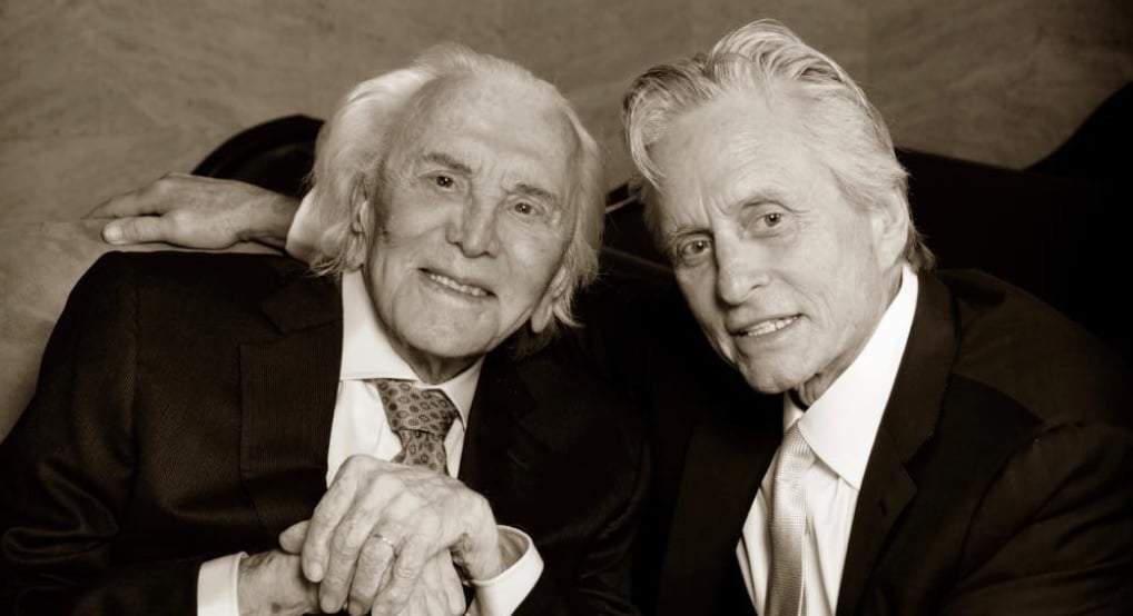 Kirk y Michael Douglas. Fuente: (Instagram)