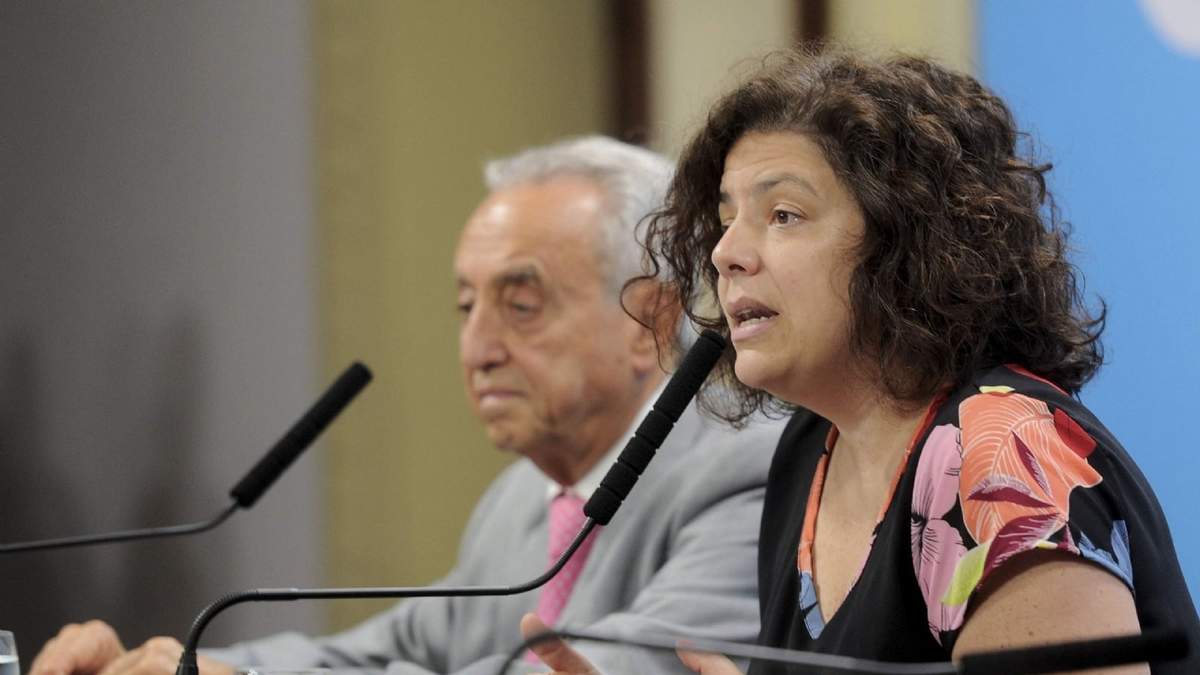 Carla Vizzotti, ministra de Salud de la Nación. Fuente: (Twitter)