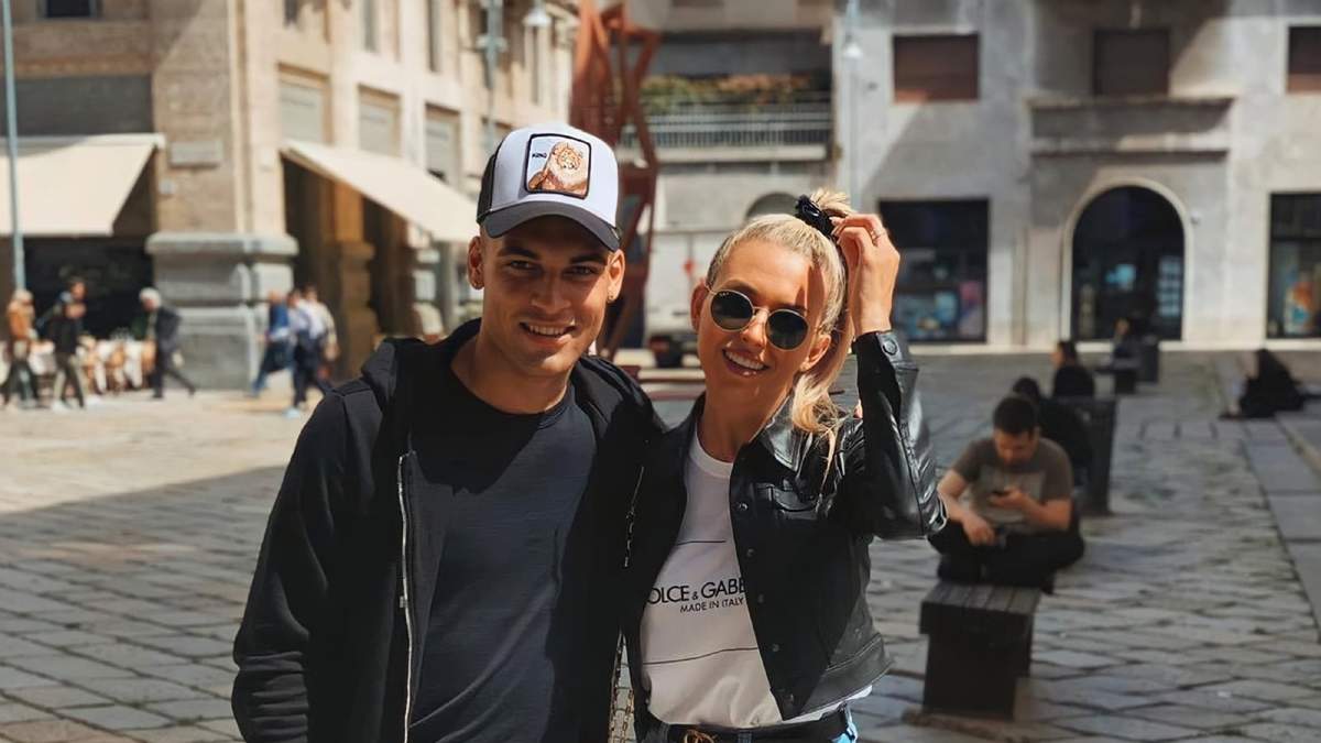 Agustina Gandolfo y Lautaro Martínez. Fuente: (Instagram)