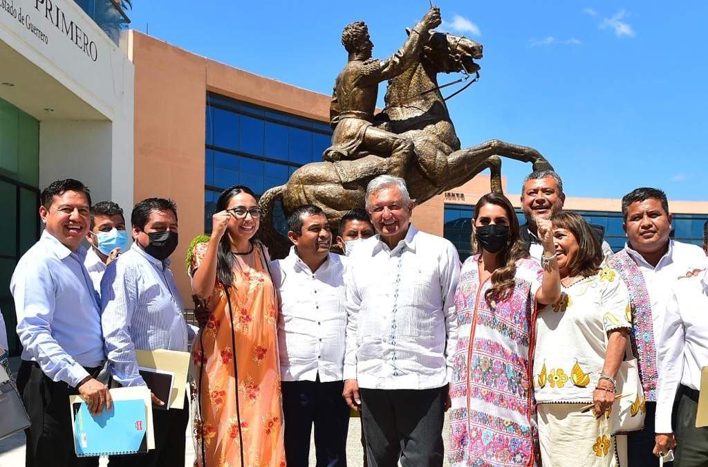 El mandatario durante su gira de trabajo