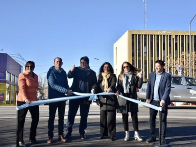 Inauguraron un nuevo cruce sobre Avenida Mosconi en la ciudad de Neuquén