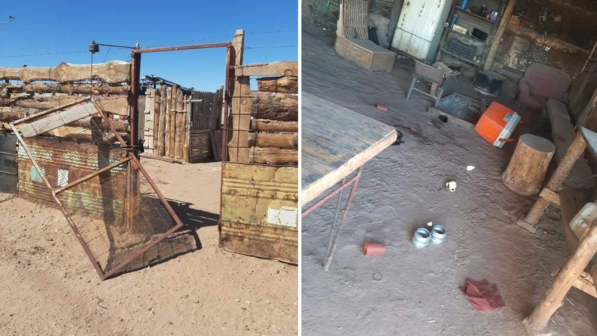 Los cuatreros le vaciaron un corral en el que había 15 chivos. Fuente (La Voz de Neuquén)
