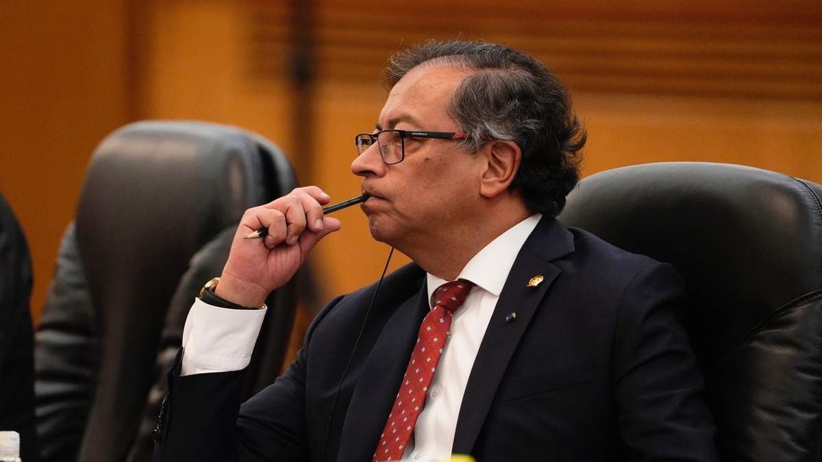 El presidente colombiano Gustavo Petro