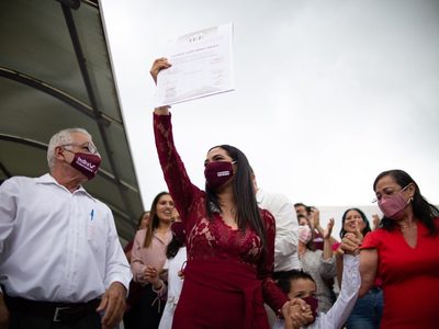 Coalición "Va por Colima" acata resolución y acepta triunfo de Indira Vizcaíno
