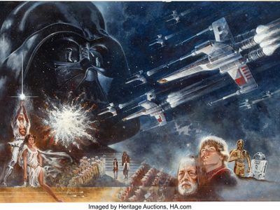 Cuadro de “Star Wars” se subasta por 3.9 millones de dólares