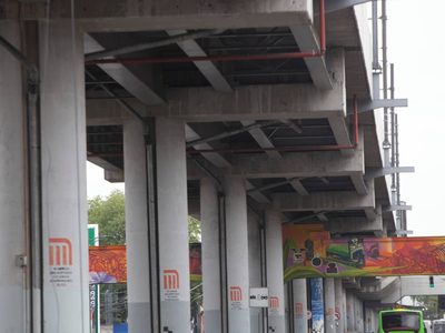 Termina reforzamiento del tramo elevado de la Línea 12 del Metro; reabriría en enero