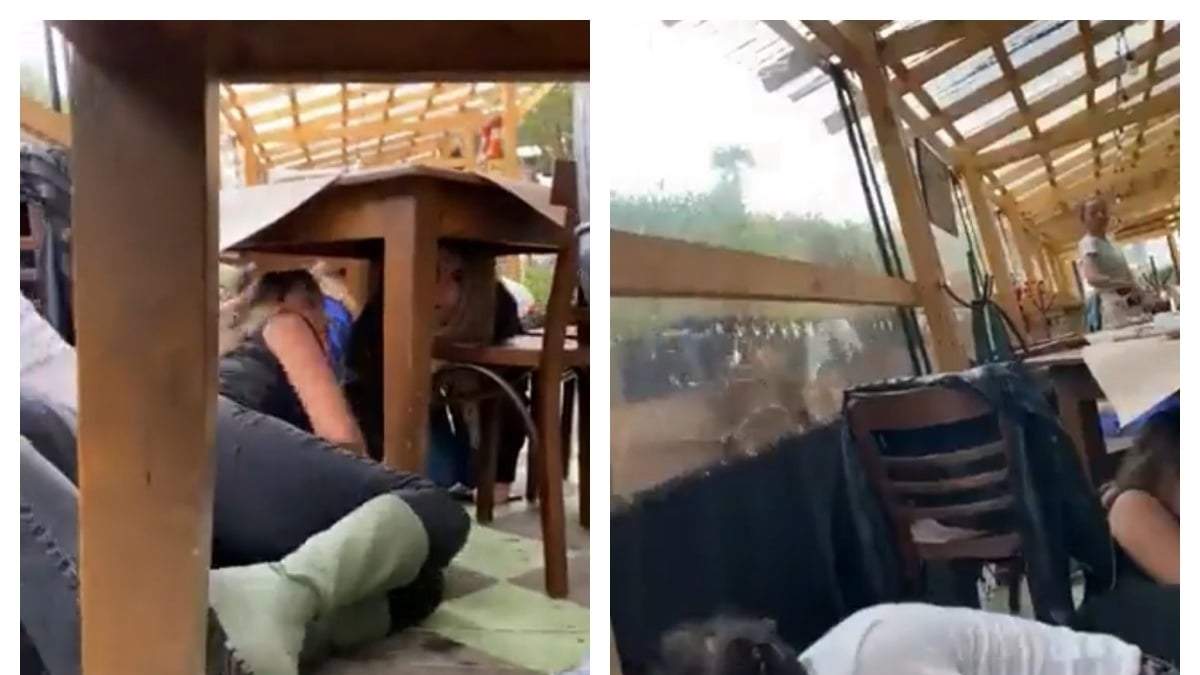 Comensales de un restaurante en la colonia Roma, en la CDMX, se esconden bajo las mesas al escuchar una balacera