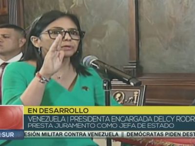 Delcy Rodríguez jura como presidenta encargada de Venezuela tras captura de EU a Maduro