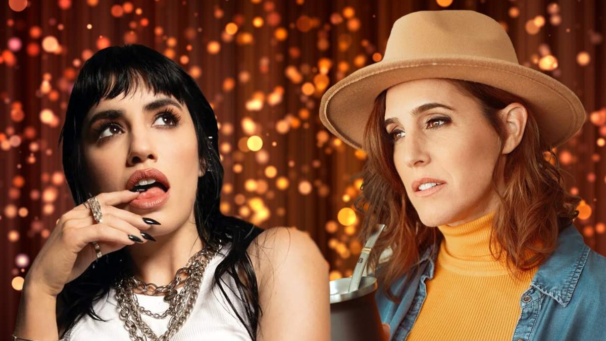 Lali Espóstio y Soledad Pastorutti. Fuene: (Minuto Neuquén)