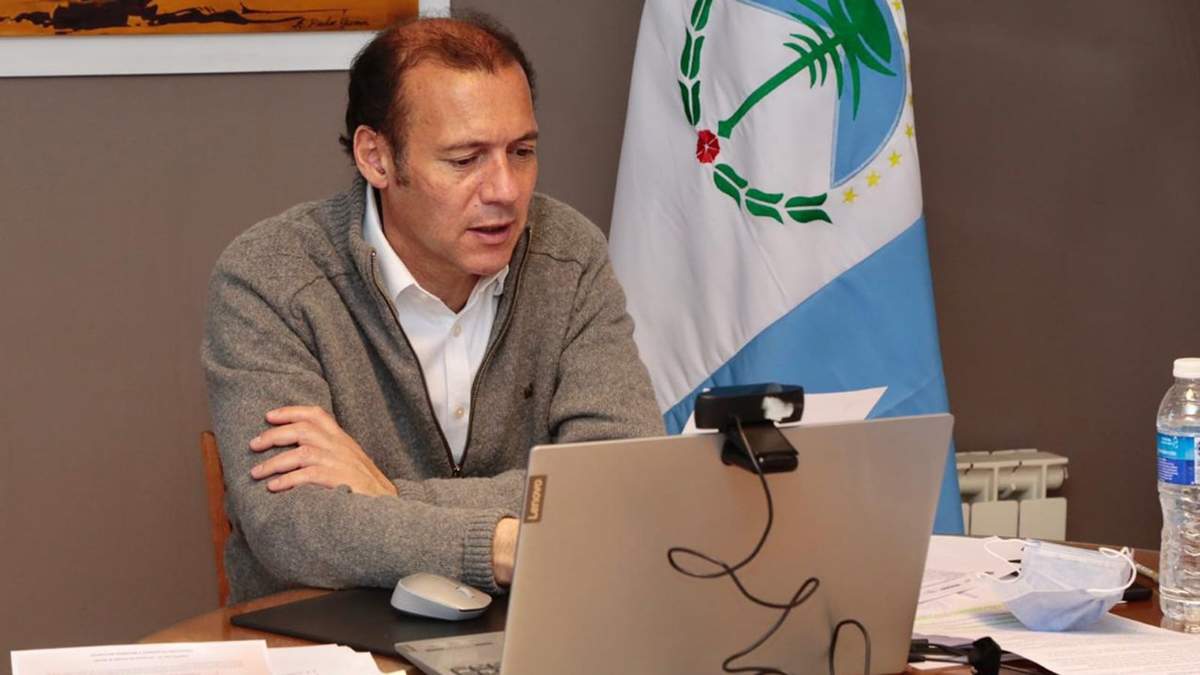 Gobernador neuquino, Omar Gutiérrez. Fuente: (Twitter)