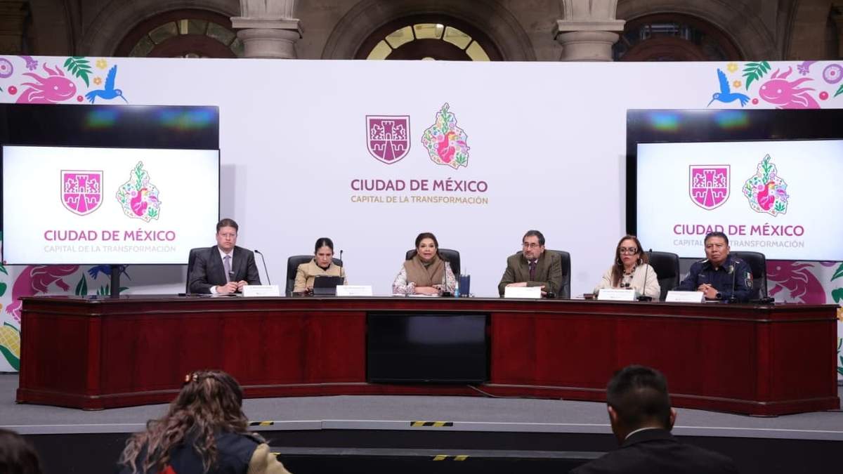 La jefa de Gobierno de la CDMX, Clara Brugada, informa sobre los eventos ocurridos en la marcha de la llamada Generación Z