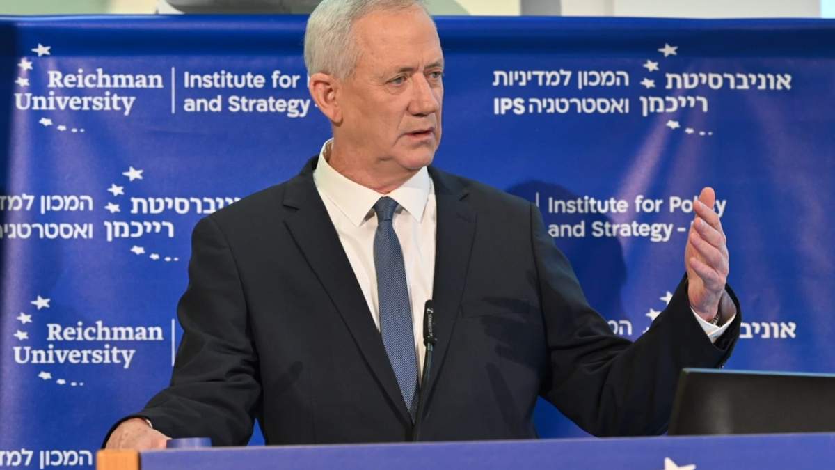 Benjamin Gantz, ministro de Defensa de Israel