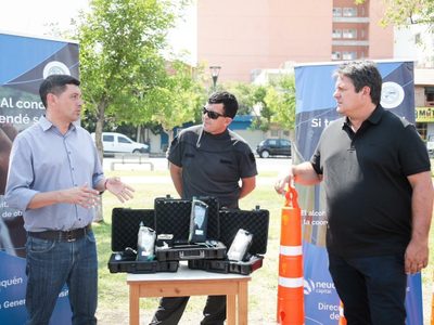 La ciudad de Neuquén recibió tres nuevos alcoholímetros