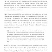 Con documentos, Lorenzo Córdova comprueba que elección en BC fue para periodo de dos años