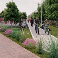 Bicisendas y ciclovías, el gran plan de Carlos Koopmann para transformar a Zapala