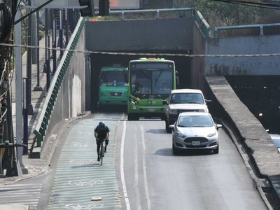 Reportan avance de 90 por ciento en la ciclovía de Calzada de Tlalpan