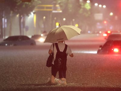 Las peores lluvias de los últimos 80 años azotaron Corea del Sur y dejaron varias víctimas