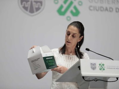 En México reparten kits médicos y alimentos a personas con síntomas de coronavirus