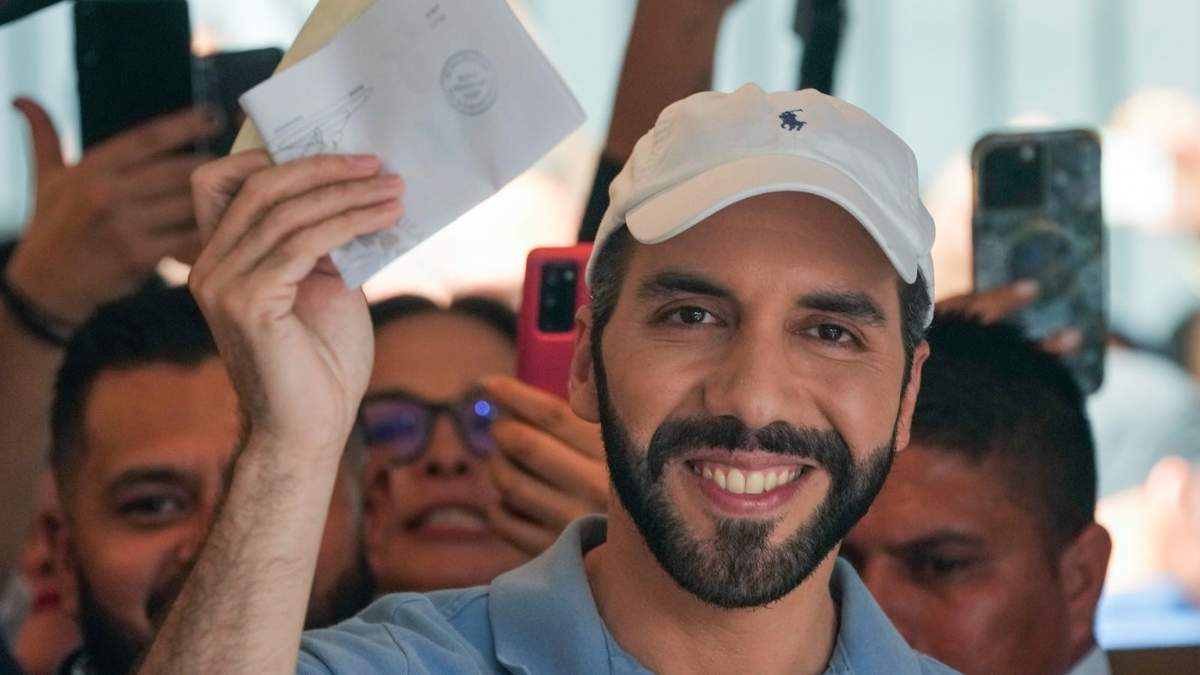 El presidente de El Salvador, Nayib Bukele