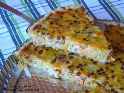 Tarta con masa de papas y rellena de lentejas: probá esta versión que te va a encantar para comer calentita