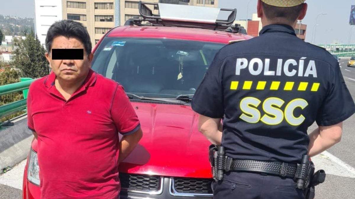 El detenido en Magdalena Contreras