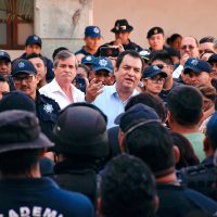 Policías de Oaxaca exigen pagos del Fortaseg