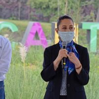 CDMX: Sheinbaum se une al minuto de silencio por covid-19 propuesto por AMLO