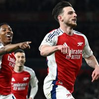 Una reconocida actriz de Hollywood mostró su amor por el Arsenal en la goleada por Champions League