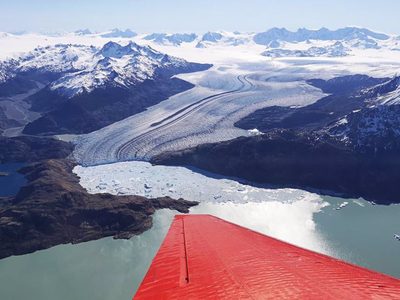 Campos patagónicos alojan 40 veces más hielo que los Alpes