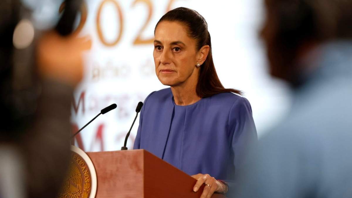 La presidenta Claudia Sheinbaum en la mañanera